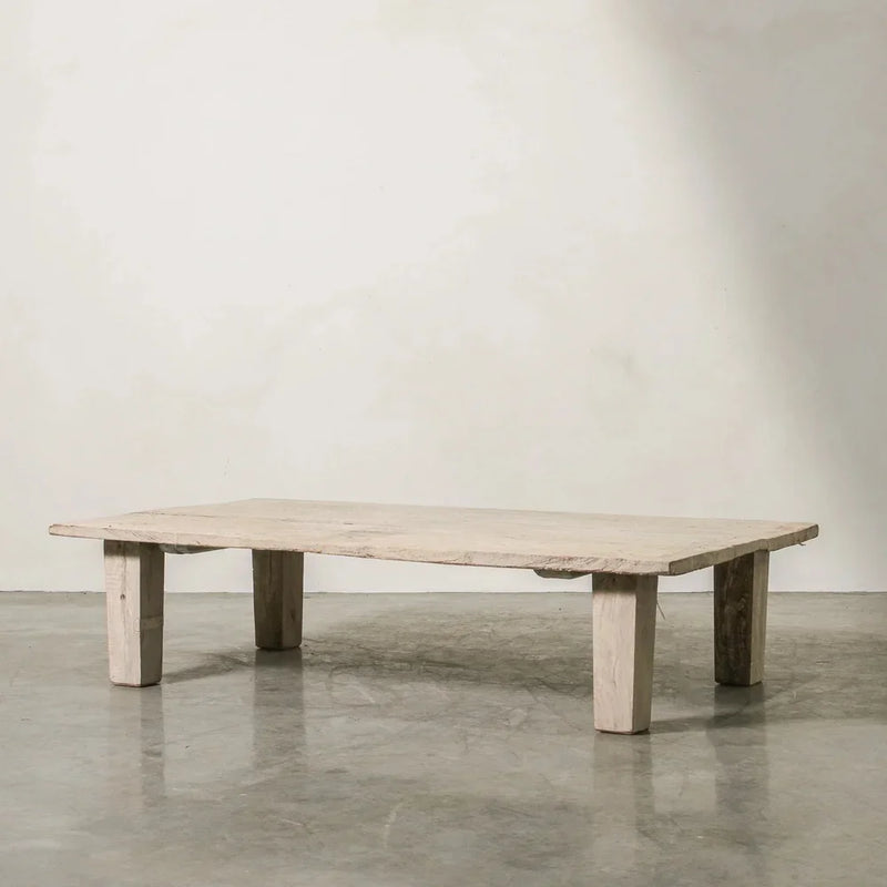 KAMAL ART AND CRAFT Vintage Solid Mango Wood Coffee Table for Home Office Lounge