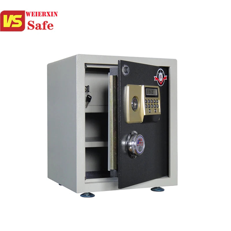 WEIERXIN MP-40 Electronic Safe with LED Display - Secure Steel Storage for Home Office
