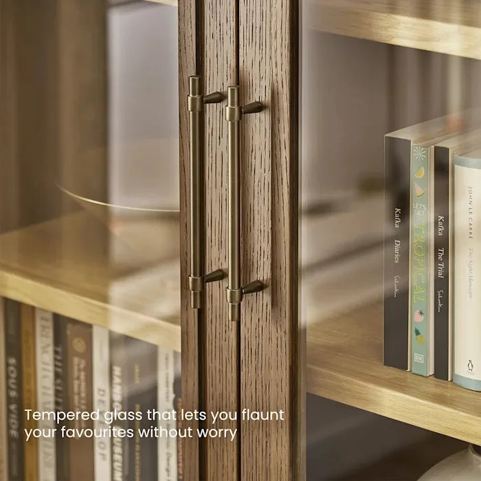 DORMIA Heritage Solid Wood Bookcase – Executive Home Office Storage