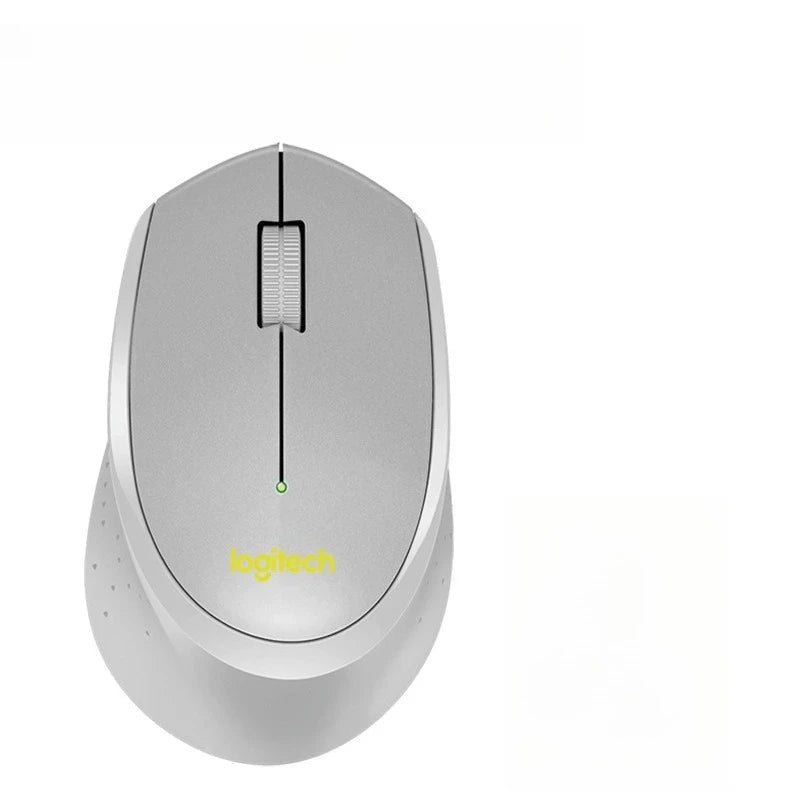 Logitech wireless mouse on a white background