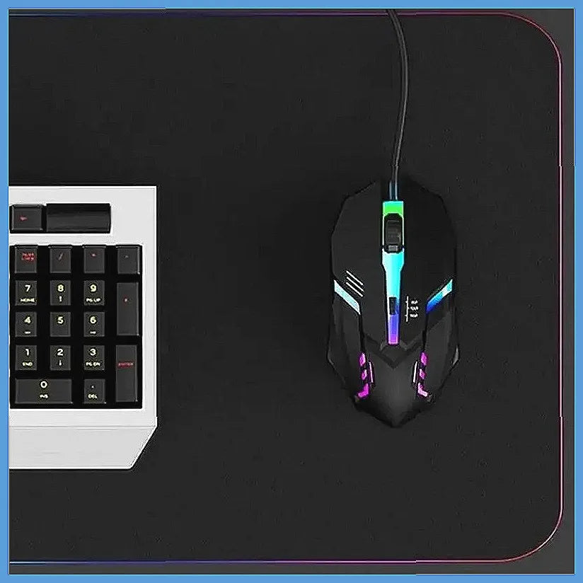 Premium Ergonomic Gaming Mouse – USB RGB Backlit with 4 Programmable Buttons for Home Office & PC
