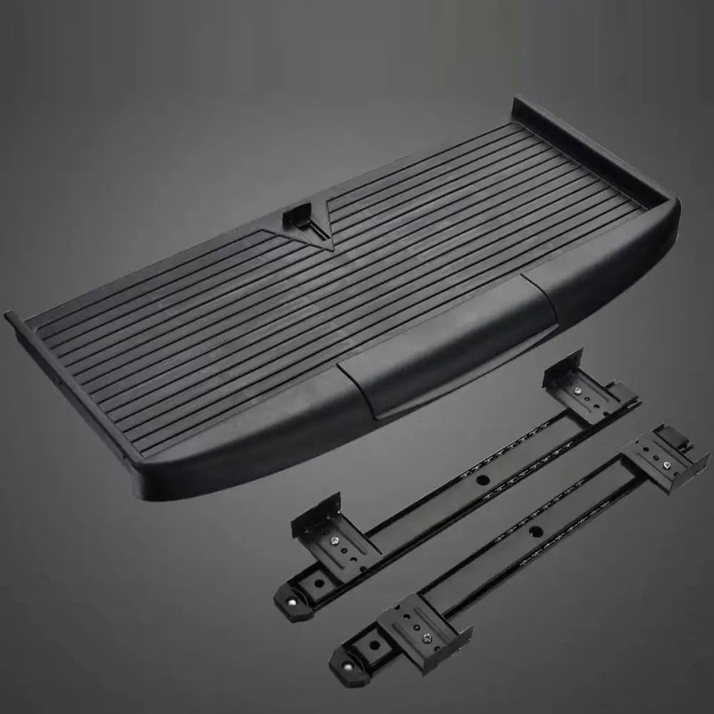 Premium Under-Desk Keyboard Tray with Heavy-Duty Slide Rails – Space-Saving Storage Drawer for Home Office