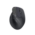 Black ergonomic mouse with Jomma branding on a white background